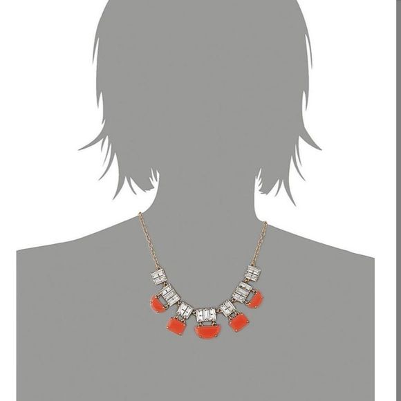 Kate Spade New York Varadero Tile Orange Necklace collar NWT - Picture 6 of 7